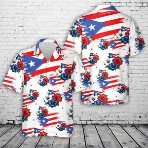 Puerto Rican Boricua Hawaiian Shirt NLSI2506PK07