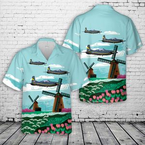 RNLAF Pilatus PC-7 Hawaiian Shirt NLSI2506PK05