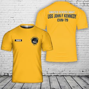 Custom Name USS Gerald R Ford  3D T-Shirt NLSI2206PK03