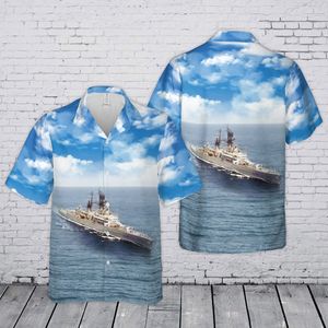 US Navy USS Worden (DLGCG-18) Leahy-class cruiser Hawaiian Shirt Hawaiian Shirt TT0307PK08