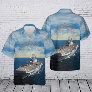 US Navy USS Saipan (LHA-2) Hawaiian Shirt TT0307PK05