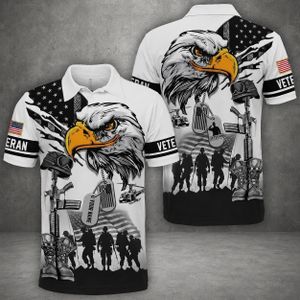 Custom Name US Military Veteran Polo Shirt TT0807PK12