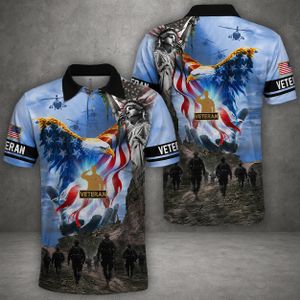 US Military Veteran Polo Shirt TT0807PK14