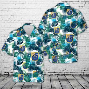 Vietnam War Special Force Beret Flash Hawaiian Shirt NLMP0707PK01