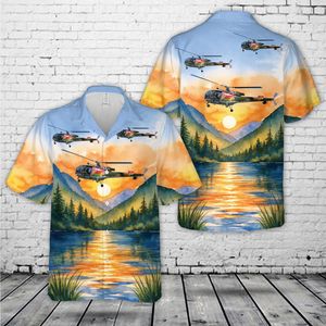 Portuguese air force alouette III Hawaiian Shirt NLMP0707PK02