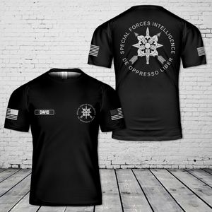 Custom Name Special Forces Inteligence 3D T-Shirt  NLMP0807PK02