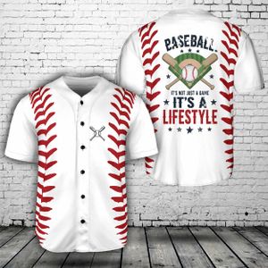 Baseball Lifestyle Jersey - It's Not Just a Game It's a Lifestyle- Baseball Fan Gift Baseball Jersey TT1607PK11