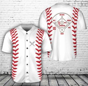 Baseball Field Jersey - I Don't Give a Damn Tomorrow - Baseball Fan Gift Baseball Jersey TT1607PK12