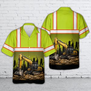 Excavator Operator Hawaiian Shirt TT1707PK05