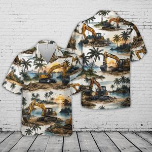 Excavator Operator Hawaiian Shirt TT1707PK07