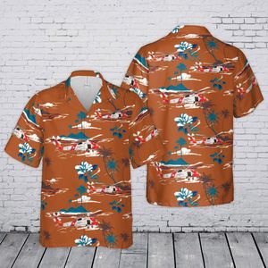 US Coast Guard Sikorsky MH-60T Jayhawk Hawaiian Shirt TT1807PK12