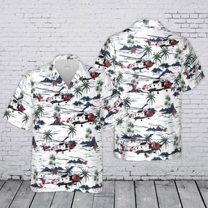 US Coast Guard Sikorsky HH-3F Pelican Hawaiian Shirt TT1807PK14