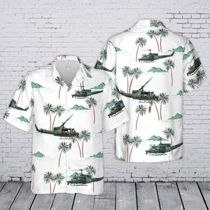 US Air Force 40th Helicopter Squadron UH-1N Huey Hawaiian Shirt TT0608PK09