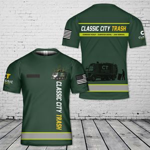 Custom Name Class City Trash 3D T-Shirt NLMP1108PK01