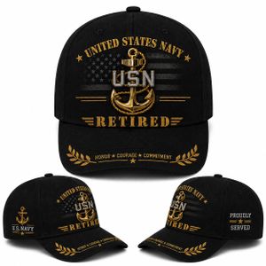 US Navy Retired Veteran Baseball Cap TT1808PK08