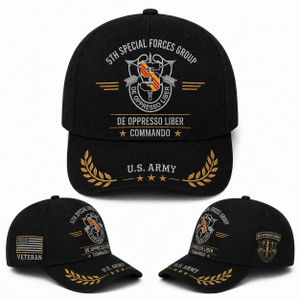 US Army 5th Special Forces Group Commando Veteran Baseball Cap TT1808PK10