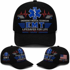 EMT Lifesaver For Life Emergency Medical Technician Baseball Cap TT2108PK02