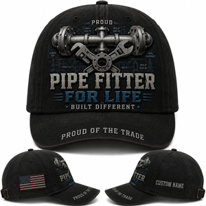 Custom Name Pipe Fitter For Life Proud Of The Trade Baseball Cap TT2408PK05