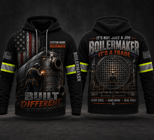 Custom Name Boilermaker Built Different 3D Hoodie TT2708PK11
