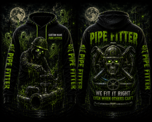 Custom Name Pipe Fitter We Fit It Right Halloween 3D Hoodie TT3108PK12
