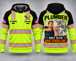 Personalized Plumber Built to Fix What Others Can't 3D Hoodie TT1209PK07