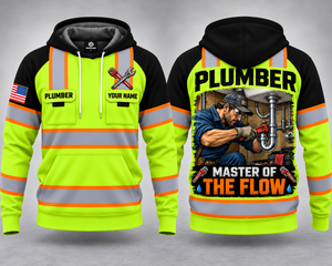 Personalized Plumber Master of the Flow 3D Hoodie TT1209PK08