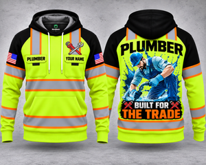 Personalized Plumber Built for the Trade 3D Hoodie TT1209PK09