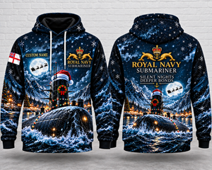 Royal Submarine Christmas 3D Hoodie - Personalized Submariner Gift TT1210PK01