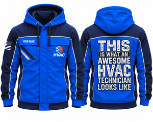 Personalized HVAC Technician 3D Hoodie - This Is What an Awesome HVAC Technician Looks Like TT2610PK11