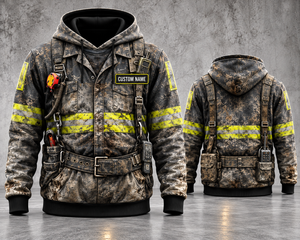 Personalized Coal Miner Workwear 3D Hoodie - Custom Name Mining Safety Uniform TT2810PK06