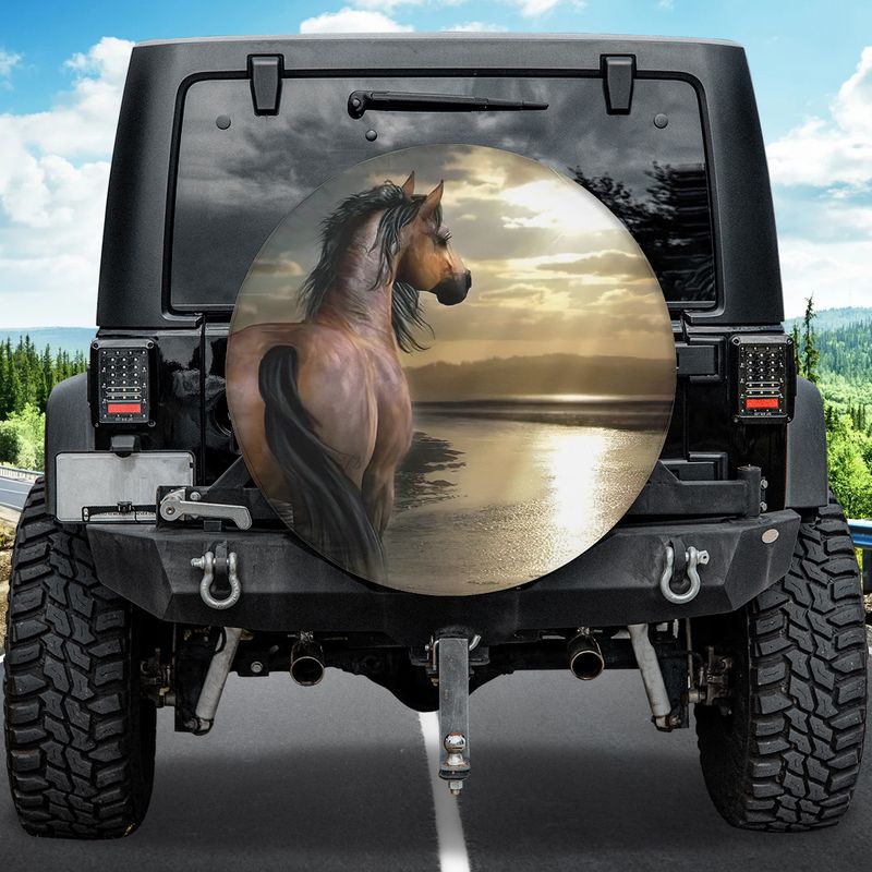Beautiful Summer Cover Horse Artwork Decorate Horse Sunset Cover Spare