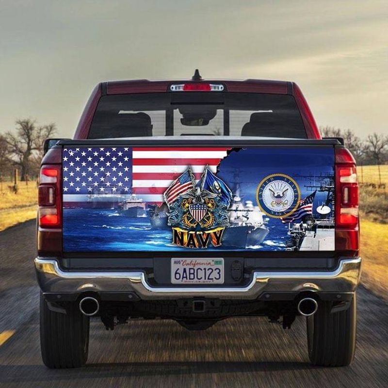 United States Navy Truck Tailgate Decal Soldier Navy Lovers Truck Decor ...