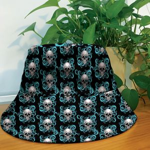 Customized Spooky Skull Octopus Monster Bucket Hat Halloween Costume Trick Or Treat Bucket Hat 100% Polyester One Size