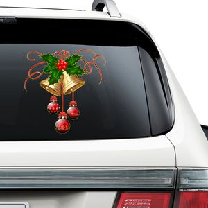 Cute Christmas Decal Christmas Bell Car Decal Merry Christmas Gift Sticker Car Decor Car Decal / Walls Decal / Trucks Decal / Phone Case Decal 6'' 14''