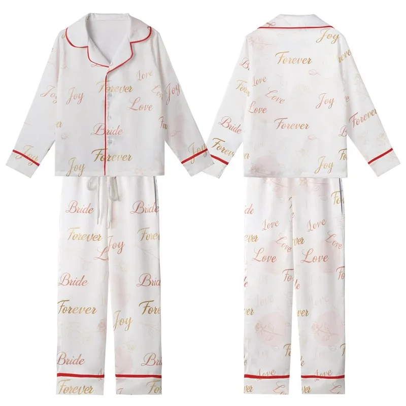 Bridesmaid Proposal Personalized Satin Pajamas: Elegant Rose Gold Script Floral Monogram Cami Set Kid Satin Pajamas Set - -Apnc16FrS