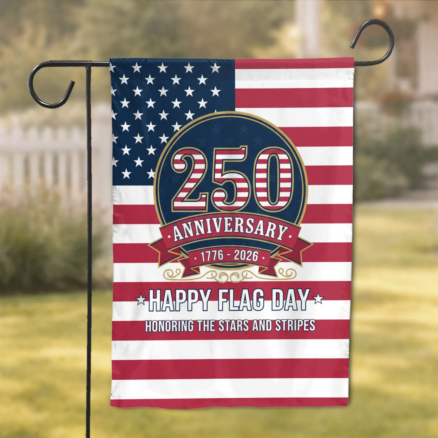 USA 250th Anniversary Flag Day 1776-2026 - Patriotic American Freedom Celebration Gift Garden Flag - 1