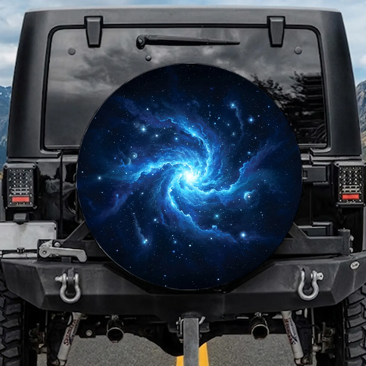 Swirling Cosmic Nebula Deep Space Stars - Travel Essentials Gift Spare Tire Cover - 1