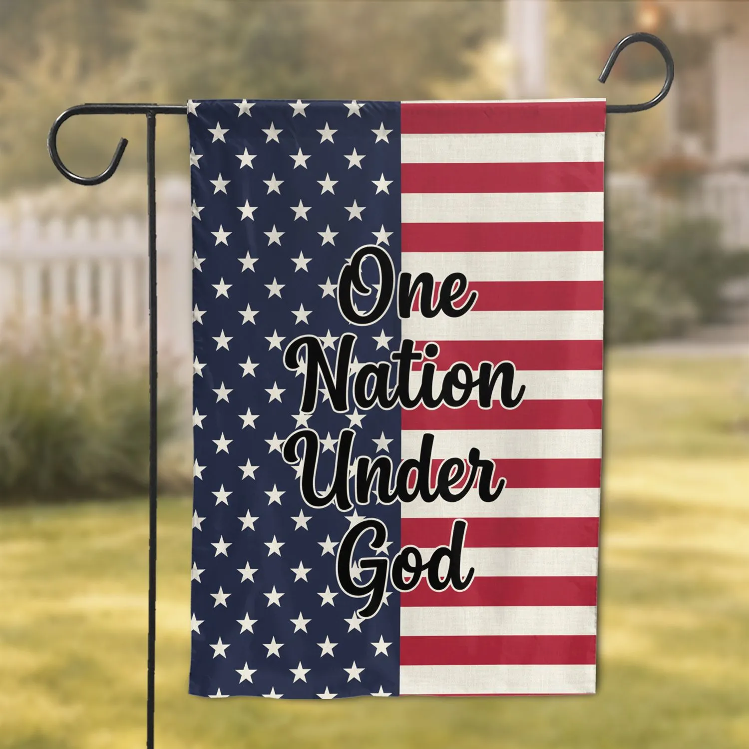 One Nation Under God American Flag - USA 250th Anniversary Independence Day Garden Flag - 1