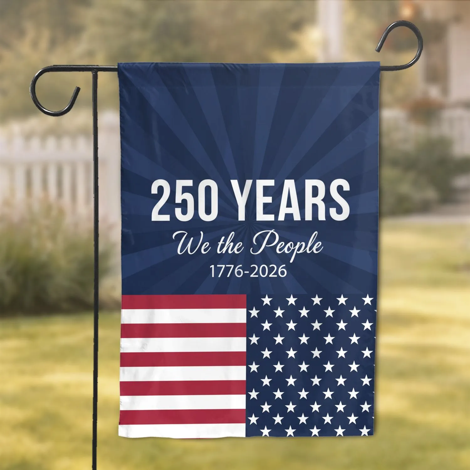 250 Years We The People 1776-2026 - USA Independence Day Celebration Garden Flag - 1