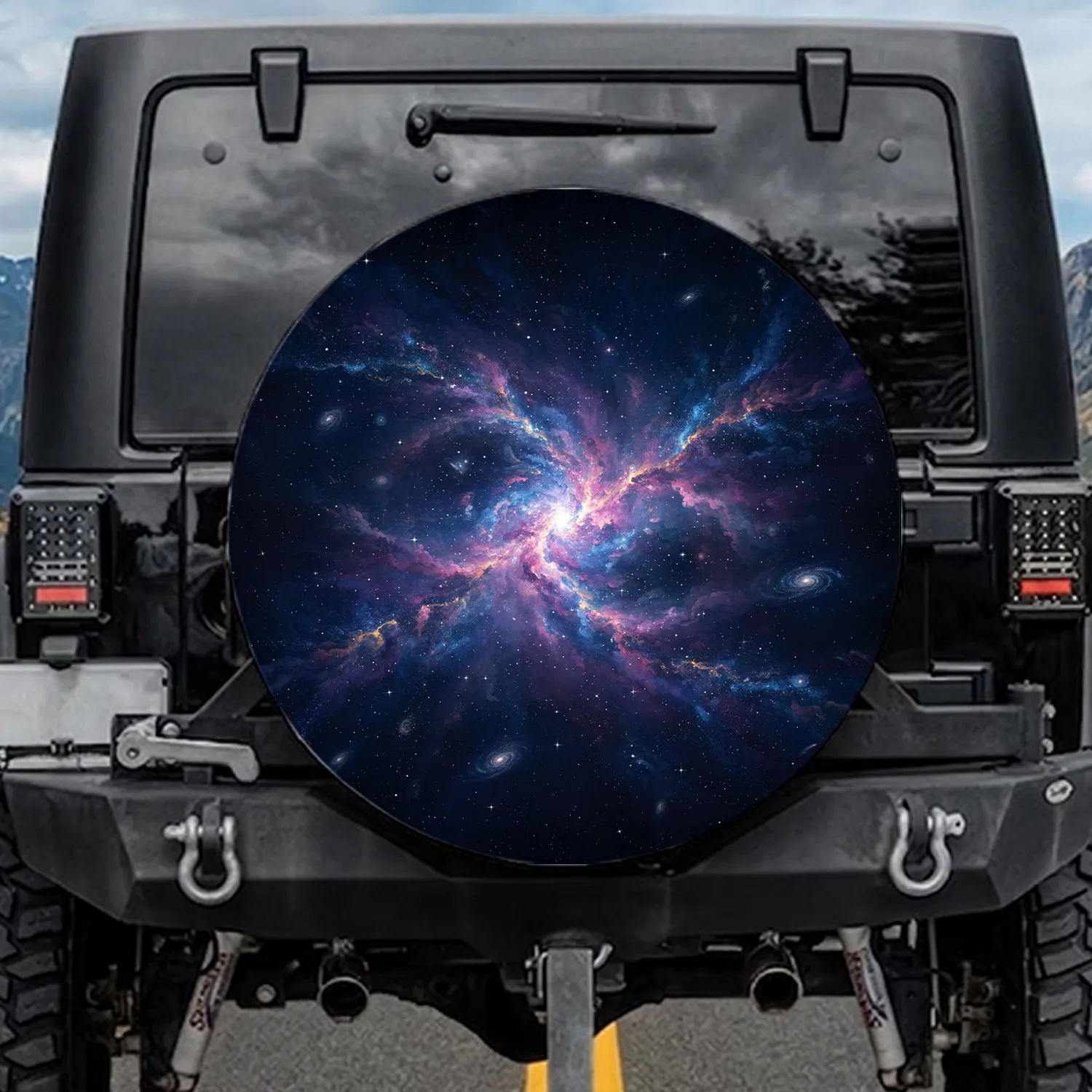Cosmic Nebula Starfield Deep Space - Space Adventure Gear for Astronaut Enthusiast Spare Tire Cover - 1