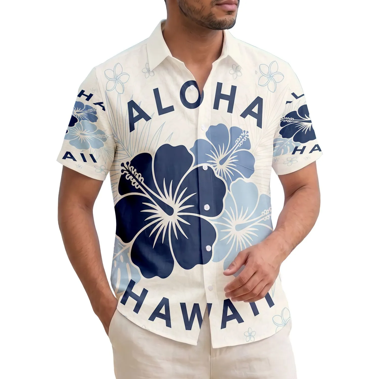 Aloha Hawaii Hibiscus Flowers - Hawaii Lover Lifestyle Gift Hawaiian Shirt - 1