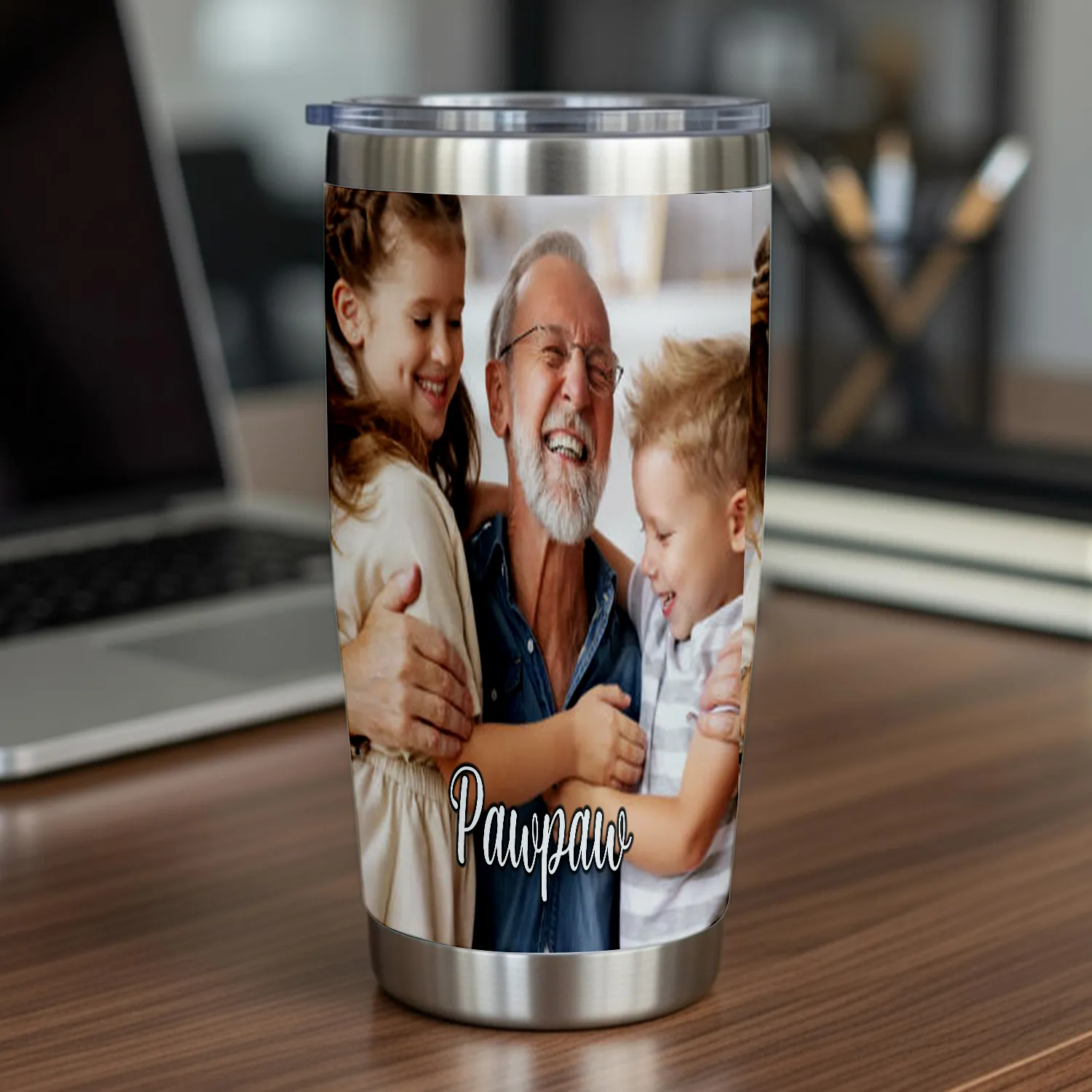 Custom Tumbler – A Daily Gift for Dad, Mom, Grandma, Sister & Bestie on Father's Day, Mother's Day, Christmas or Birthday - 1