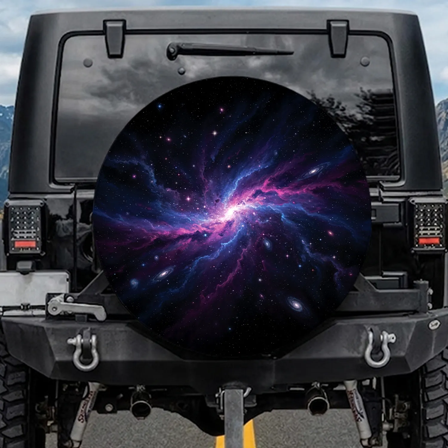 Cosmic Nebula Stellar Nurseries - Deep Space Home Decor Gift Spare Tire Cover - 1