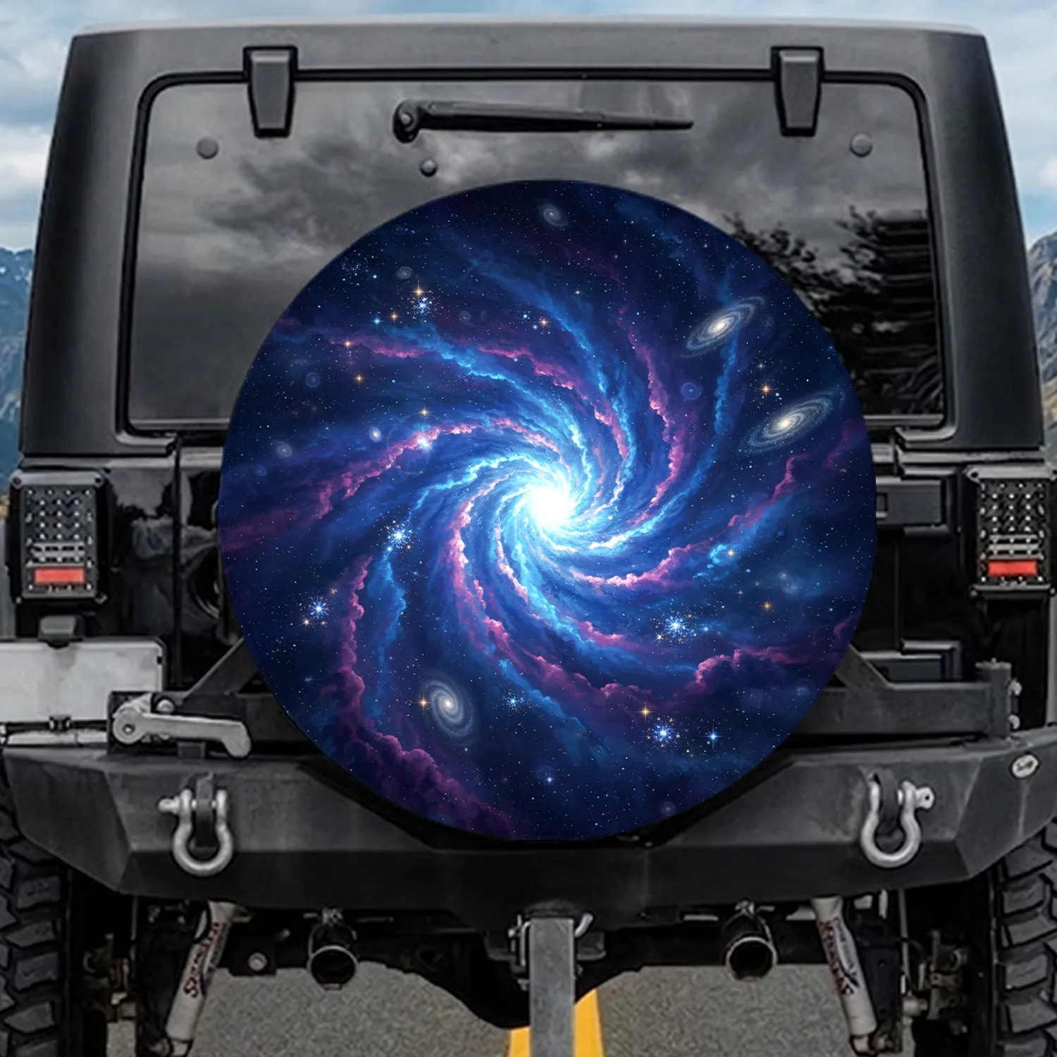 Cosmic Nebula Universe Stars Galaxies - Travel Essentials Gift Spare Tire Cover - 1