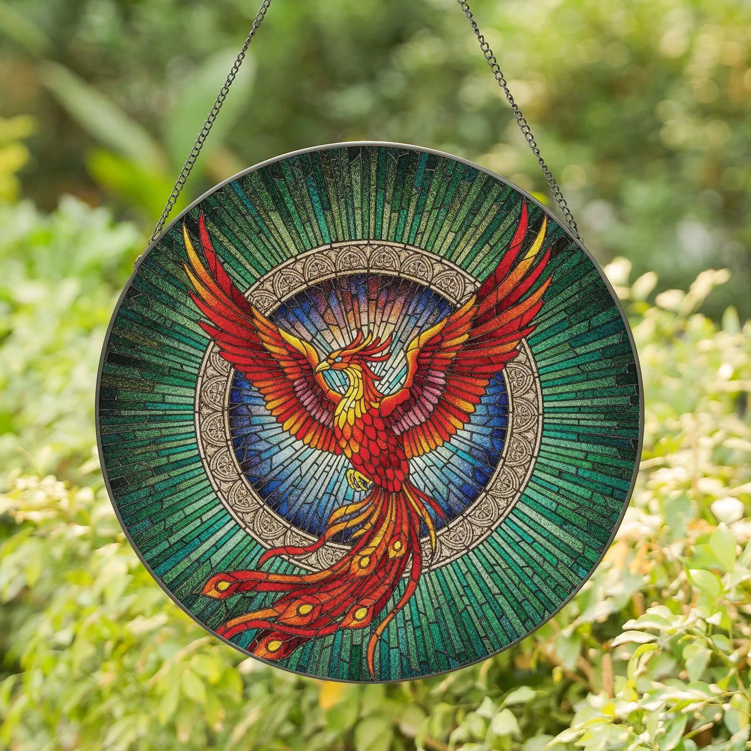 Phoenix Flight - Home Decor Gift for Phoenix Lover Stained Glass Suncatcher - 1