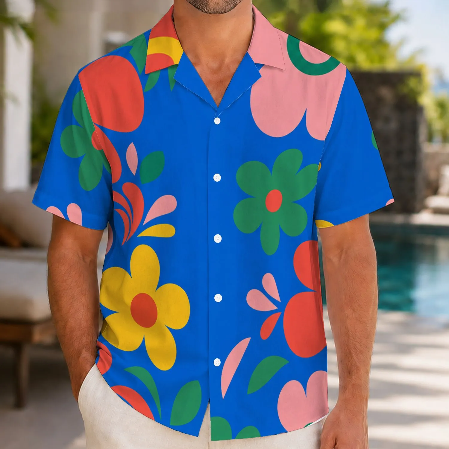 Retro Tropical Floral Aloha Style For Beach Vacations, Resort Wear And Everyday Summer Hawaiian Shirt - 1