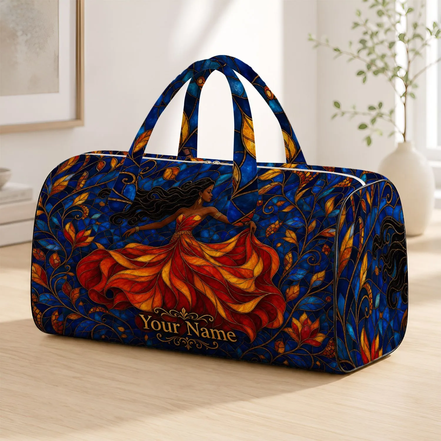 Dancing Woman Gift For Women Dance Festivals And Holiday Travel Escapes Quilted Weekend Bag - 1