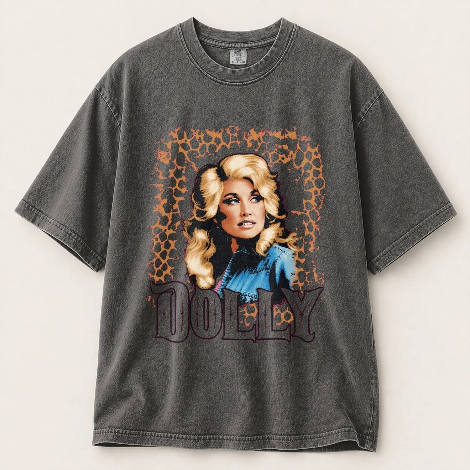 Dolly Parton 80s Country Music Portrait Gift For Retro Concert Night Fans Tribute T-Shirt - 1