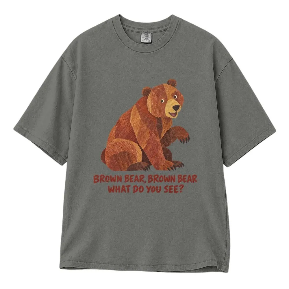 Brown Bear What Do You See Shirt, Teacher and Kids Book Character Day Reading Week Tee, Hoodie, Sweatshirt - 1