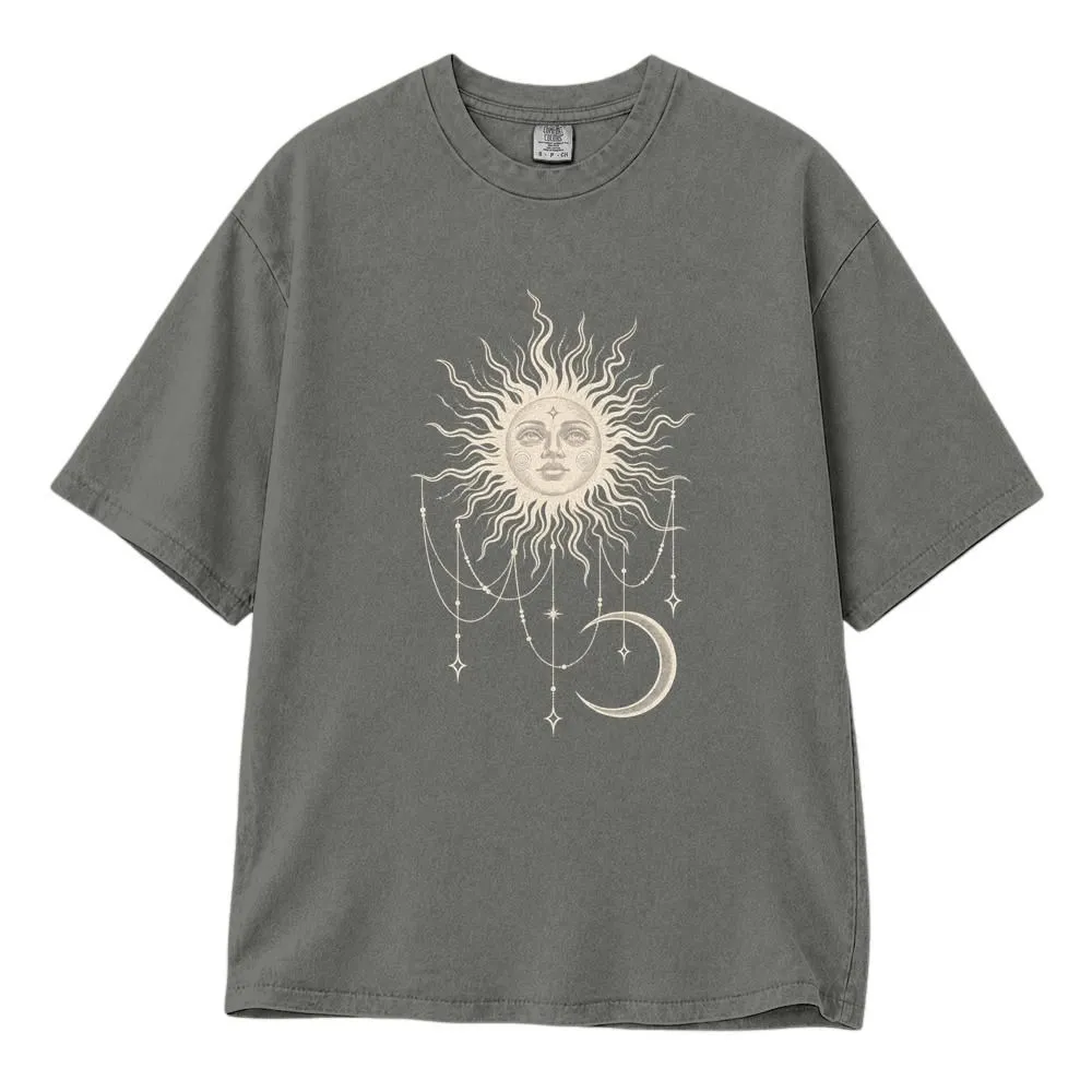 Patricia Widow's Bay Celestial Sun and Moon Shirt, Oversized Style for Women, Boho Horror Fan Gift, Tee Hoodie Sweatshirt - 1